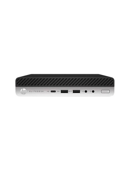 Ordenador Reacondicionado MINI HP EliteDesk 800 G3 / i5-6TH / 8Gb / 256Gb M2 / Win 10 Pro / Sin cable trébol / Grado A