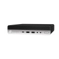 Ordenador Reacondicionado MINI HP EliteDesk 800 G3 / i5-6TH / 8Gb / 256Gb M2 / Win 10 Pro / Sin cable trébol / Grado A